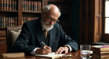 Ich bin Sigmund Freud, und ich analysiere die psychologischen Einflüsse auf die Sprache (5/10)